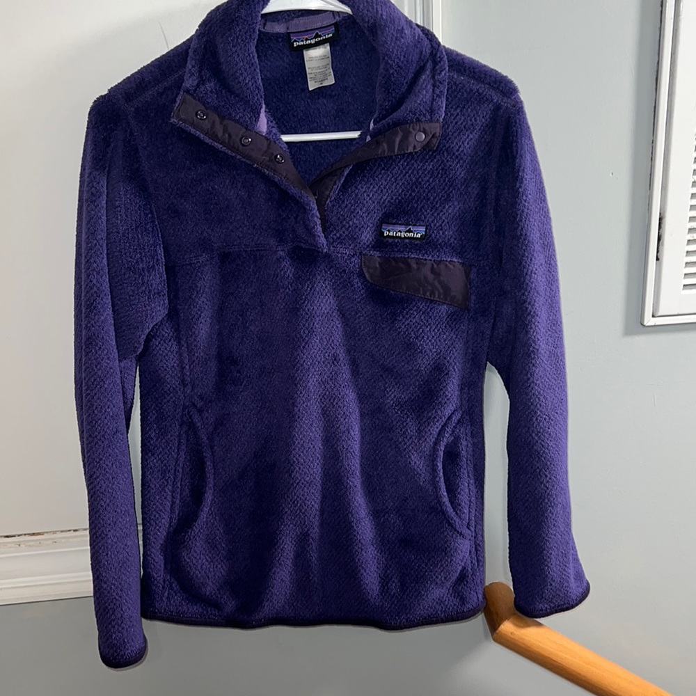 Dark Purple Patagonia Pullover